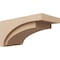 Ekena Millwork 12"W x 24"D x 12"H Wide Rivera Rough Cedar Woodgrain TimberThane Corbel, Primed Tan CORUR12X24X12RIVRCPR - alternate 1